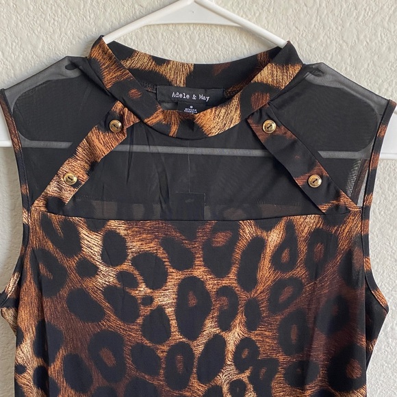 Adele and May Leopard Print Tank Top - Picture 5 of 9
